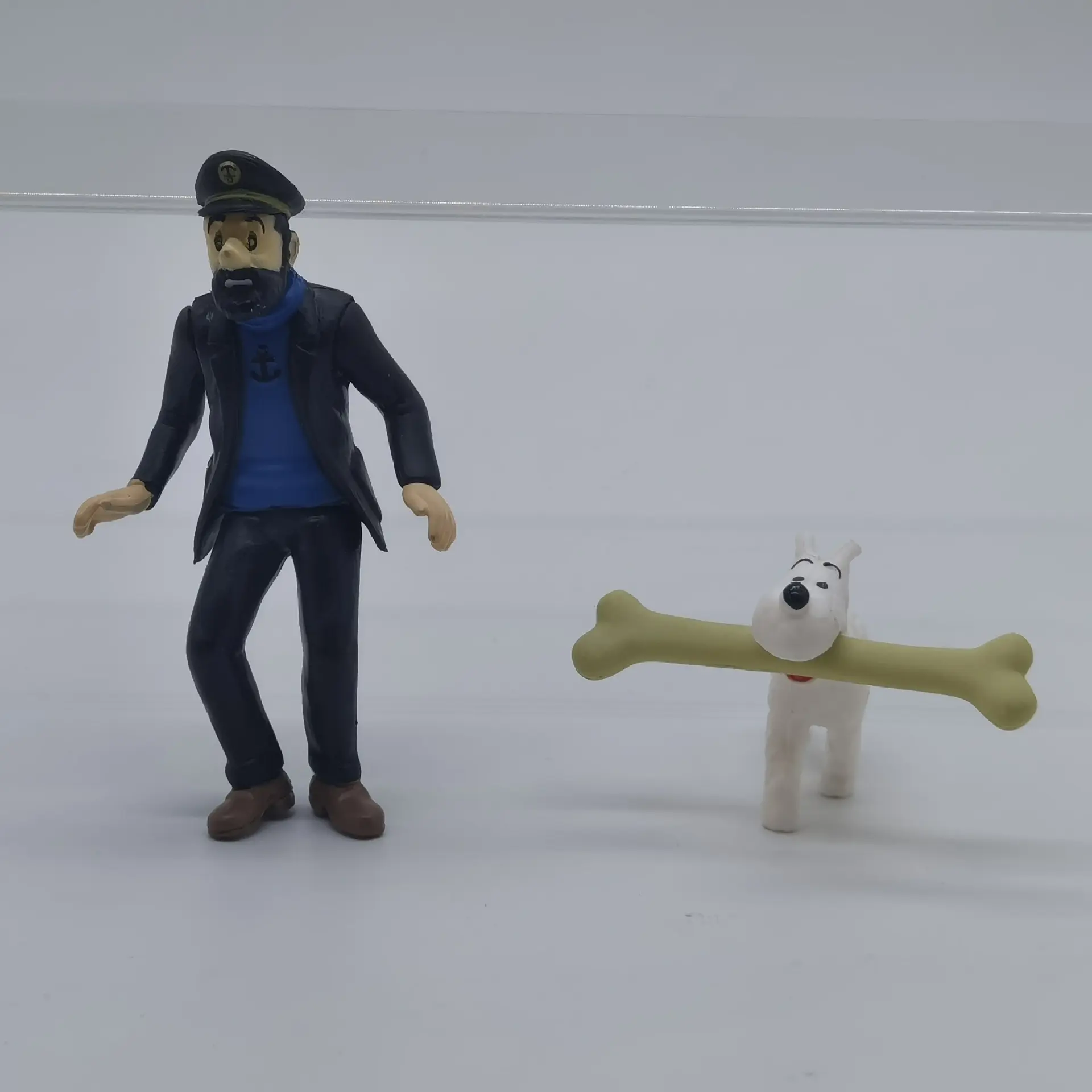 6pcs/set Cartoon The Adventures of Tintin PVC Action Figures Tintin Milou Dupont Toys Kids Fashion Collection Decor Xmas Gifts