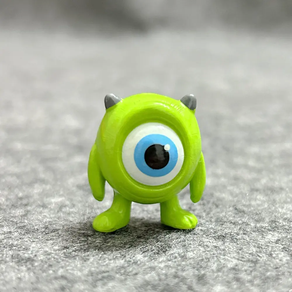 Cute Mike Wazowski Toy Story MrQ Sulley Action Figures Dolls Desktop Decor Three-eyed Boy Hot Toys Car Ornaments Cake Decoration