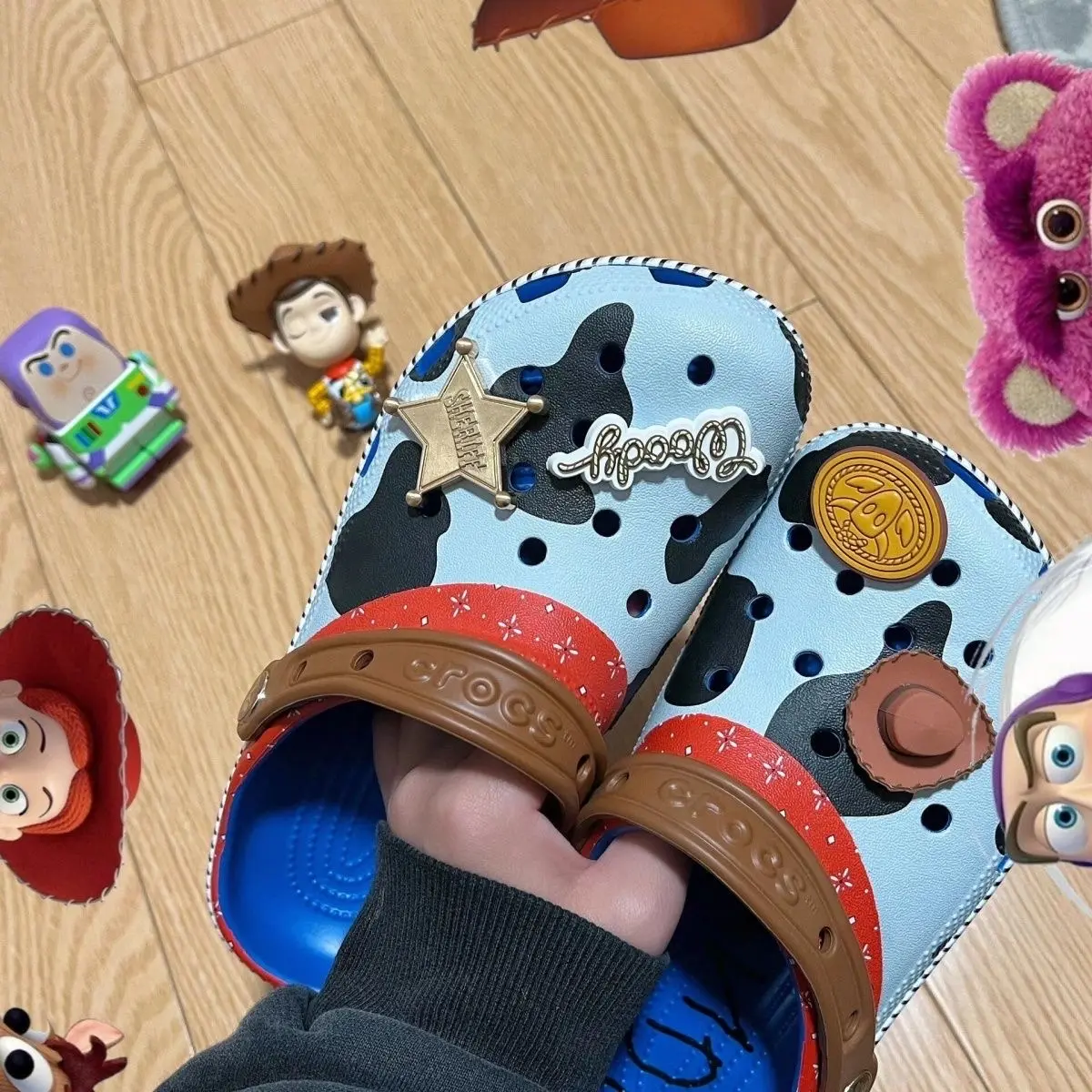 Woody Sandals Slippers with Accessories Woody Slippers Toy Story Anime Peripheral Accessory