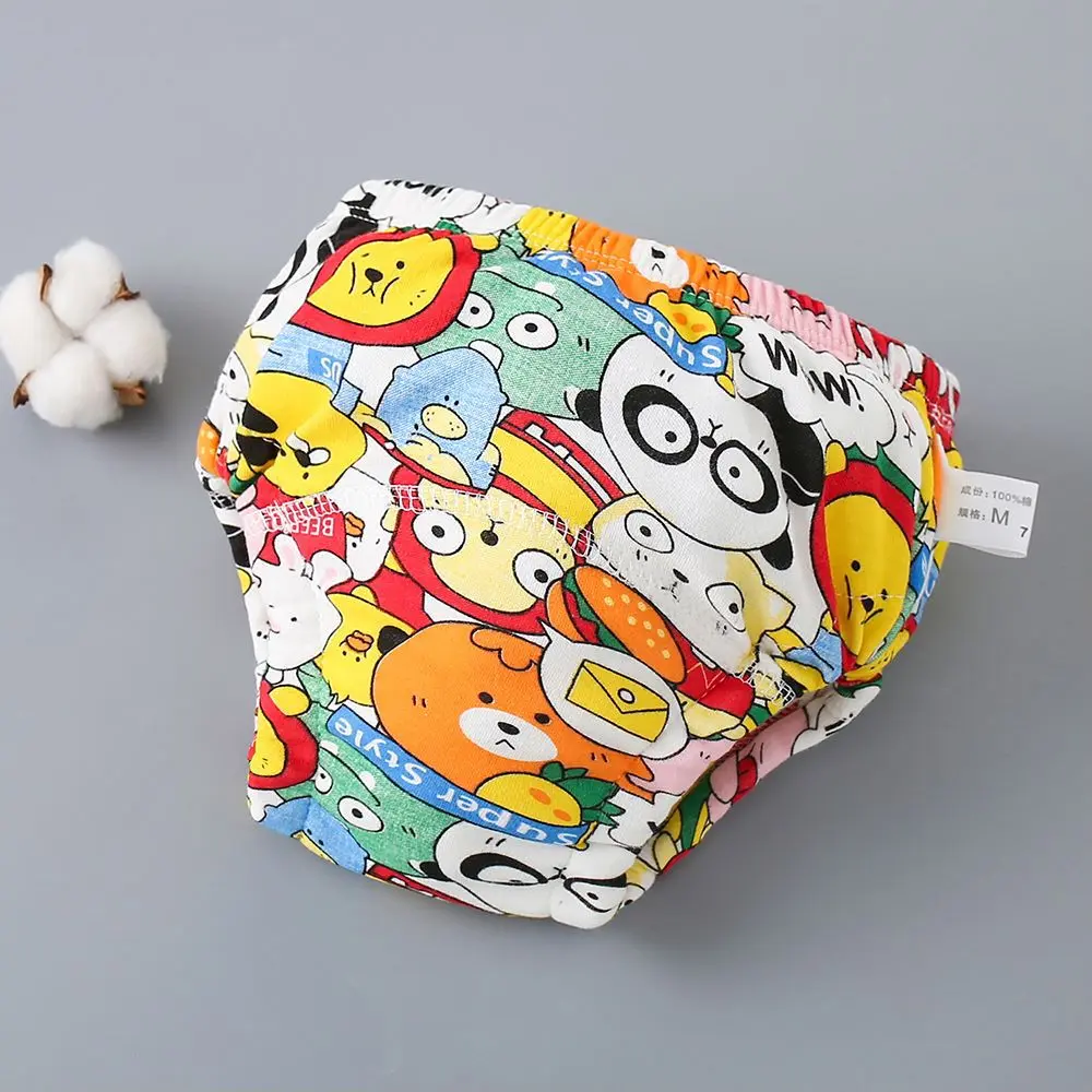 Training Pants Pure Cotton Underwear Washable Diaper Pocket Learn Pants Baby Diaper Breathable Diaper Pocket Baby Summer