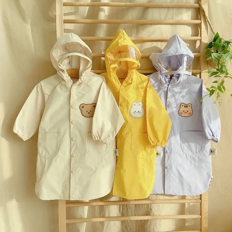 Children's Raincoats for Boys and Girls Full Body Waterproof Raincoats for Elementary School Kindergarten and Baby Raincoats