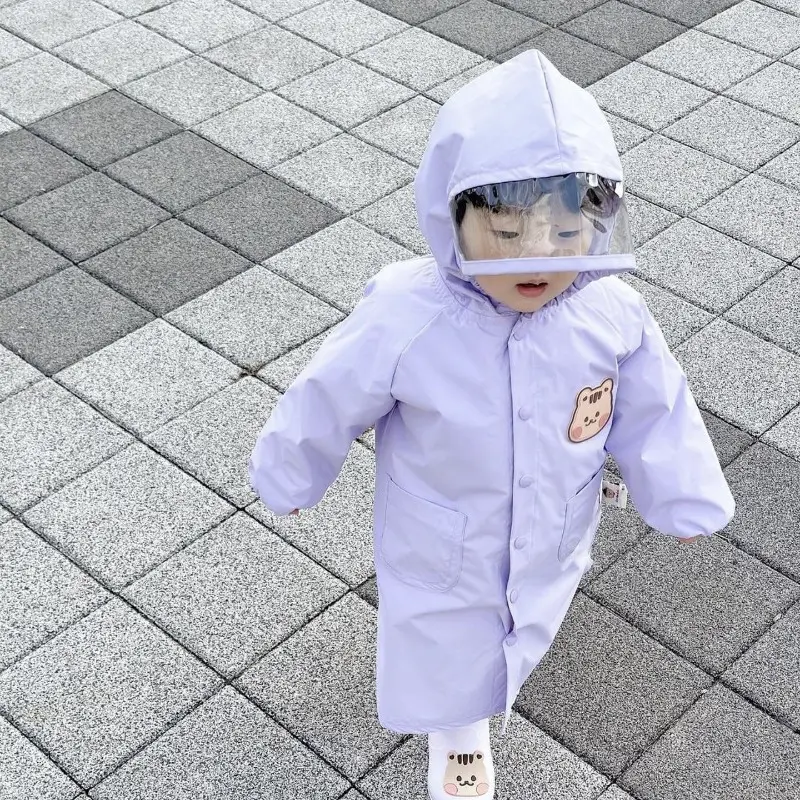 Children's Raincoats for Boys and Girls Full Body Waterproof Raincoats for Elementary School Kindergarten and Baby Raincoats