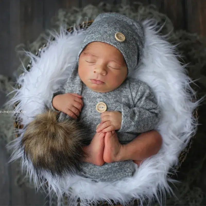 Babies Accessories Newborn Photography Props Rompers Girl Overalls 0 To 3 Months Costume Birth Clothes Outfit Femal Shooting Boy
