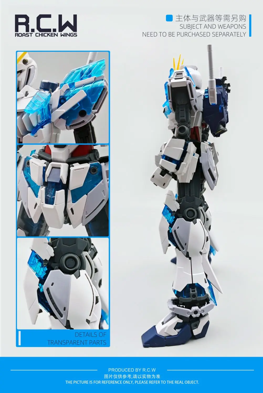 MG 1/100 RCW Sycomus Frame Retrofitting Suitable for Assembling Modelsnarrates Unicorn Spirit Skeleton Assembly kit Custom Toy