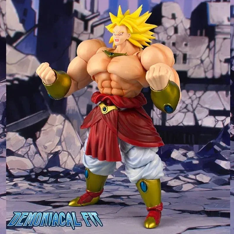 In Stock Demoniacal Fit Dragon Ball Legendary Berserker Action Figures Broly Figure Gk Statue Collectible Model Custom Toy Gift