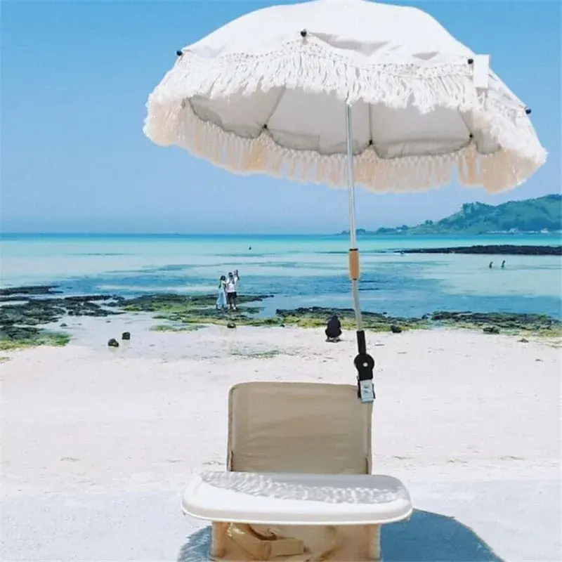 Ins Baby Beach Sunscreen Anti Ultraviolet Umbrella Children's Outdoor Stroller Protective Sunshade Umbrella Photographic Props