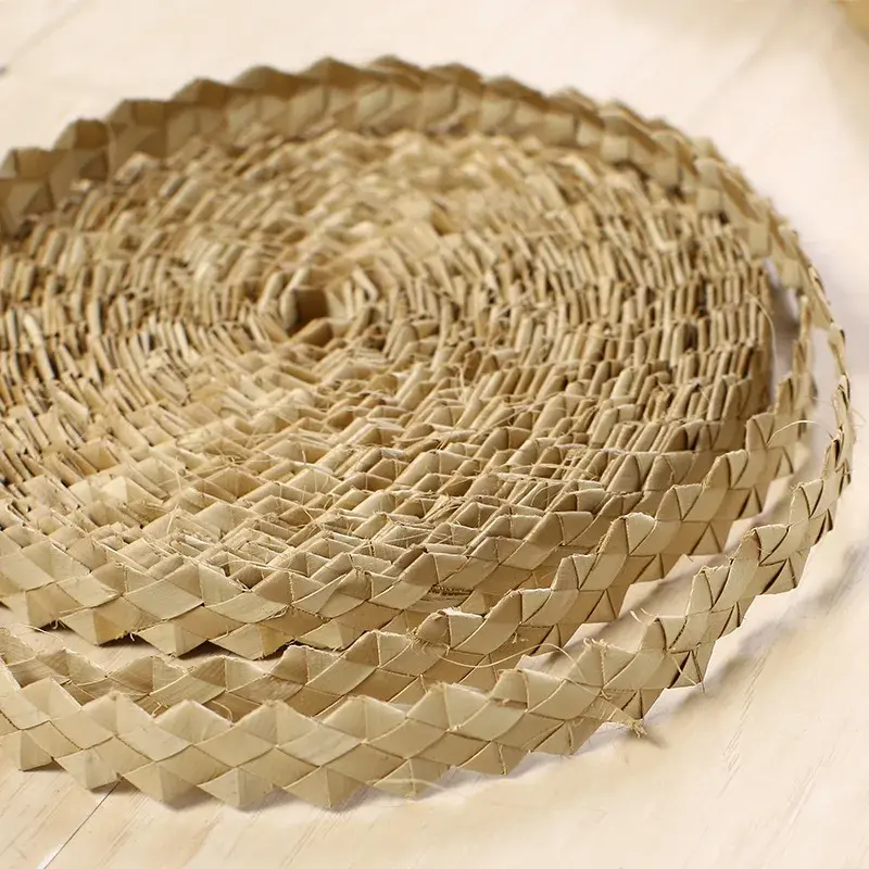 Diy Plants Palm Leaf Special for Hats Sunflower Grass Braided Crafts Household Items Straw Rope Craft Materials Straw Hat Lace ﻿