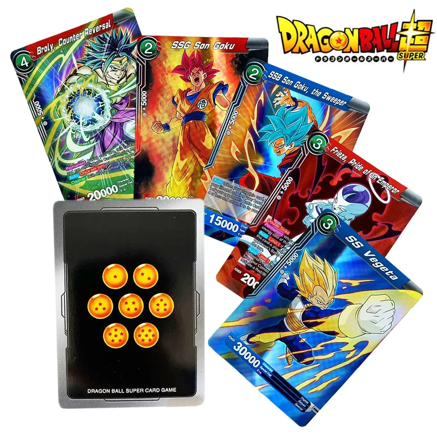 Dragon Ball Cards in English Shiny Son Goku Saiyan Vegeta Collection Card Anime Battle Carte for Children Gift Toy!