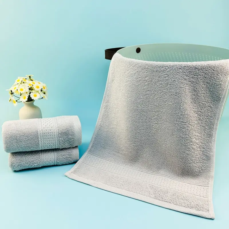 Shower Bath Room Towel Set, 100% Cotton Terry Cloth, Candy Color, Hand/Face/Bath Towel for Home Hotel  70*140cm, 3Pcs/Set