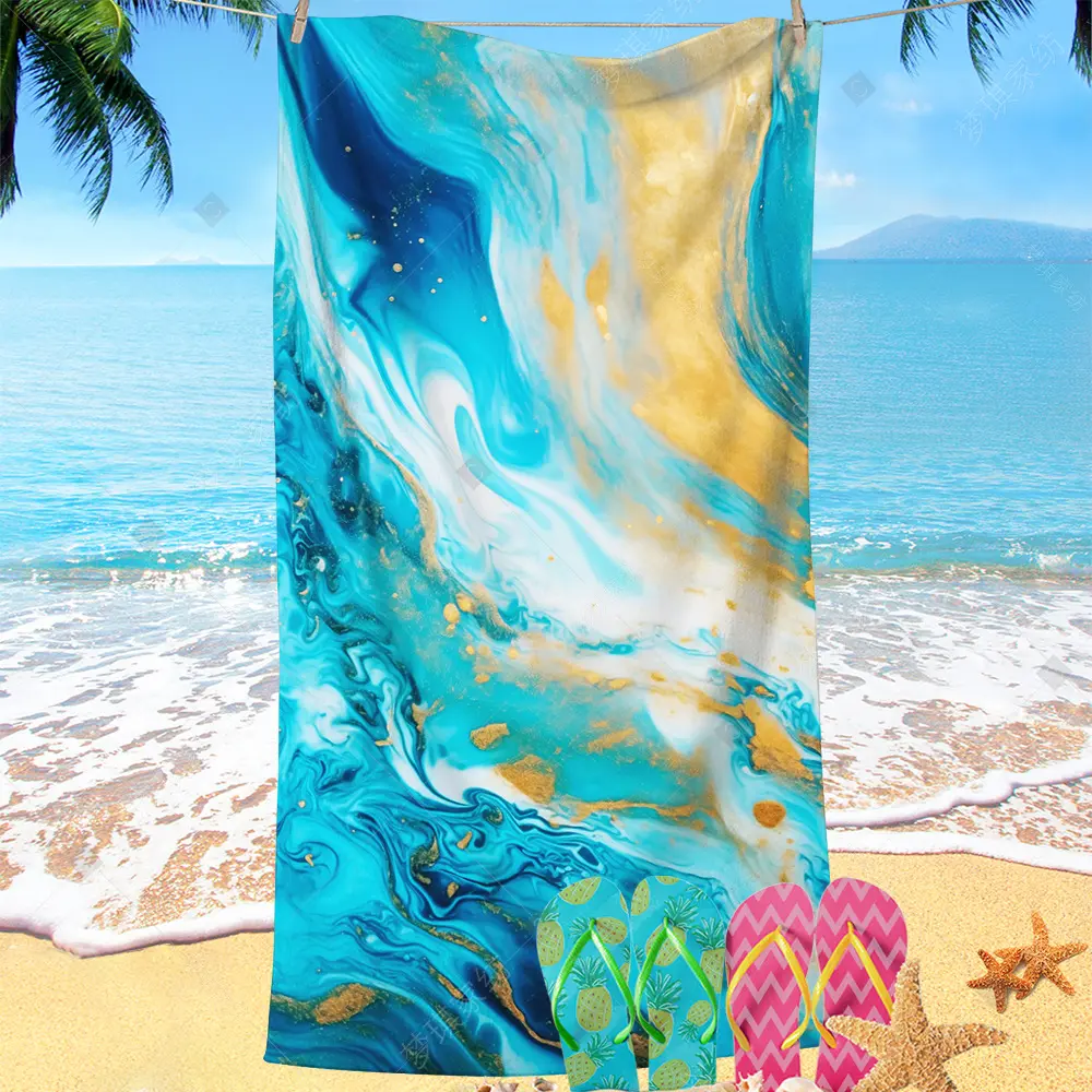 Sea Turtle Beach Towel Turkish Shower Bath Towels Sand Free Woven Summer Holiday Swimming Photo Decor Towels 70*140/100*180cm