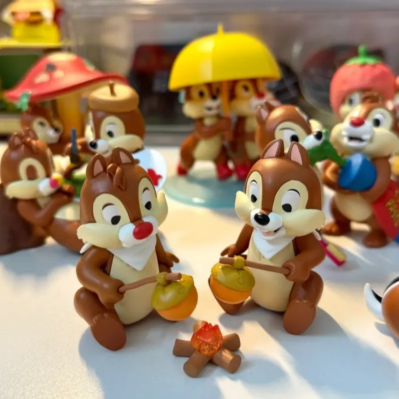 Disney Chip And Dale Brothers Good Series Blind Box Anime Figure Kawai Desktop Ornaments Doll Collection Model Toy Birthday Gift