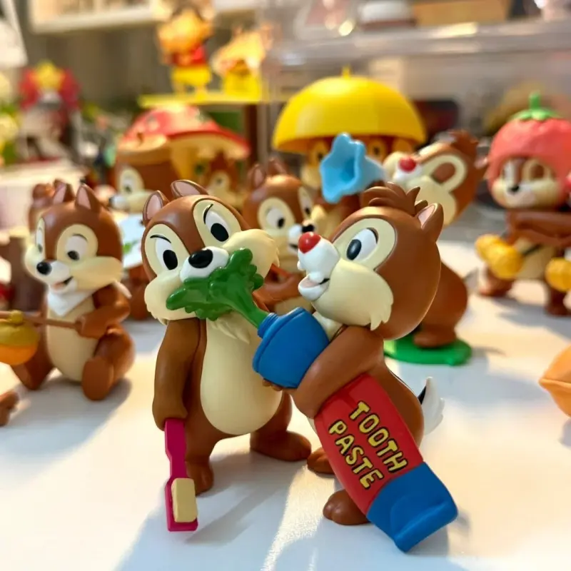 Disney Chip And Dale Brothers Good Series Blind Box Anime Figure Kawai Desktop Ornaments Doll Collection Model Toy Birthday Gift