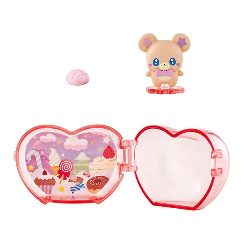 Bandai Pretty Cure! Elf Hut Ornament Gashapon Anime Figure Model Toy Cute Mao Mao Mai Snow Cocoa Pulsator Collectible Ornament