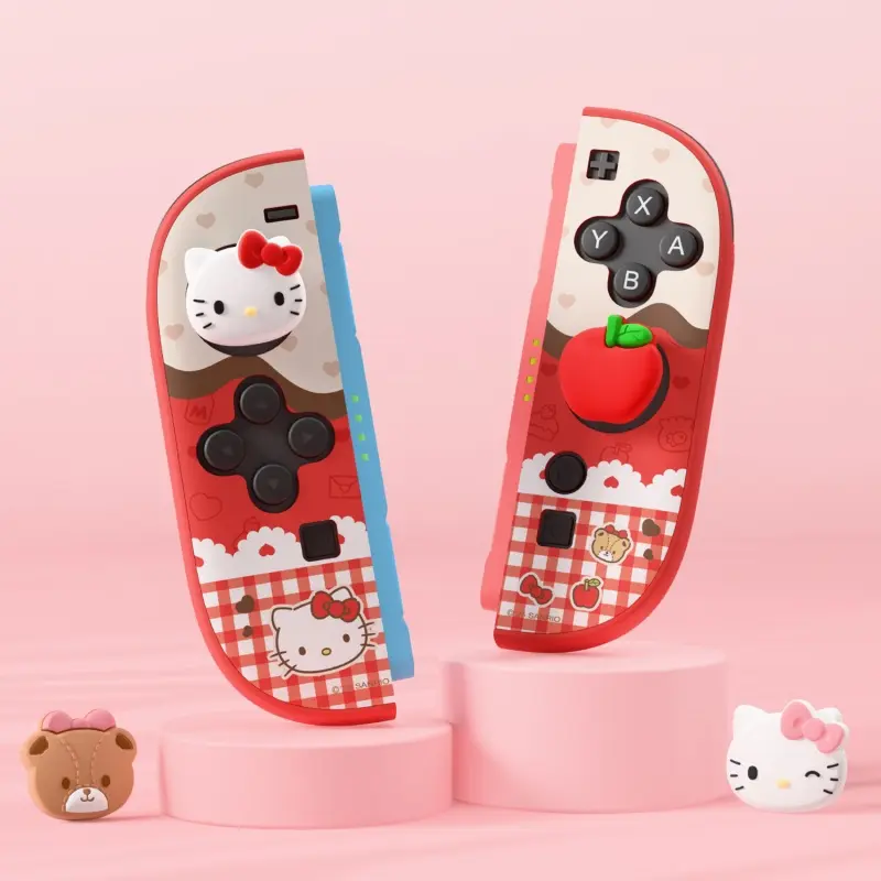 Original Wanted Switch 2 Protective Case Plug In Base Ns2 Protective Case Hello Kitty Kuromi Cinnamoroll Game Peripherals Gift
