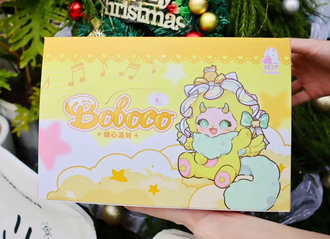 Boboco Sweetheart Party Series Blind Box Anime Figure - Trendy Collectible Model For Girls Bedroom Decoration Birthday Gift