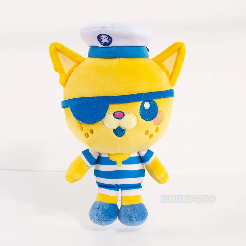 20cm Octonauts Plush Toys with Barnacles, Peso, Kwazii and Tweak Characters - Cute Animal Stuffed Toys for Kids' Birthday Gift