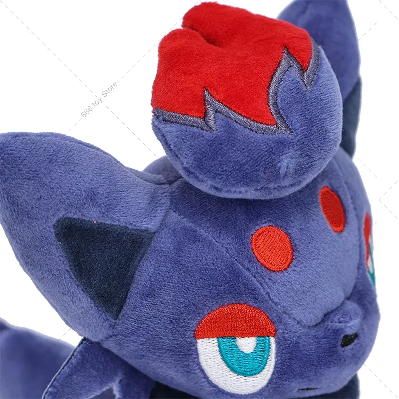 Pokemon Plush Zorua Hisuian Zorua Shiny Hisuian Zorua Animal Stuffed Toy Cartoon Peluche Dolls Christmas Gift Soft Stuffed Toys