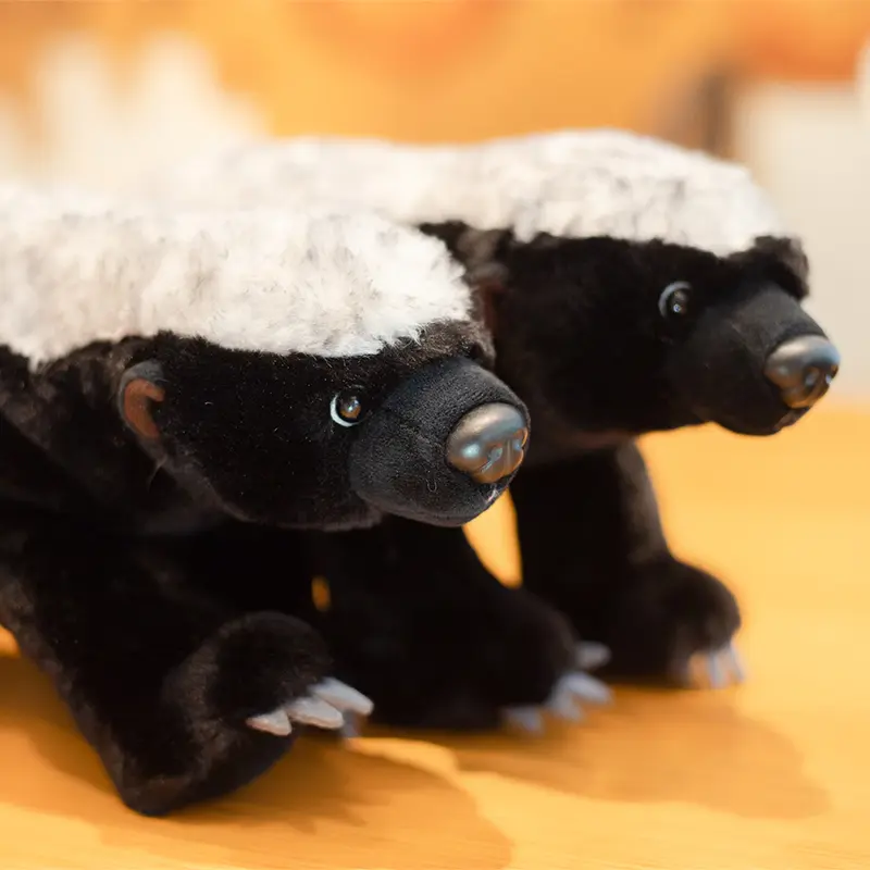 Simulation Badger Mongoose Plush Toy The Gods Must Be Crazy 2 Stuffed Wild Animal Doll Christmas Birthday Gift Badger Honey Toy