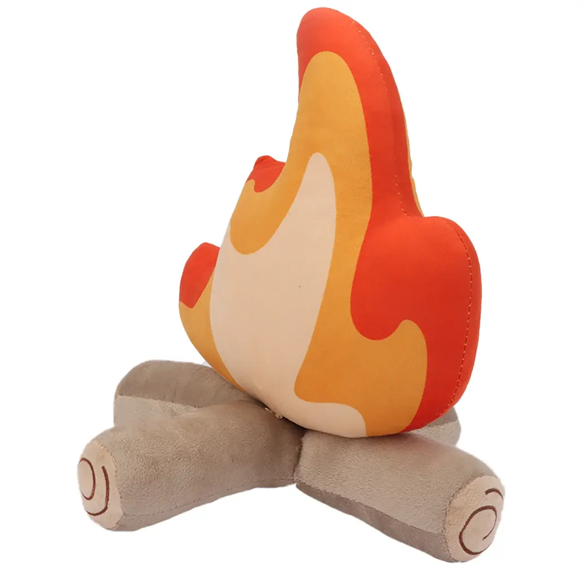 30cm Funny Simulation Bonfire Soft Stuffed Plush Toy Doll Fire Firewood Plush Pillow Outdoor Camping Room Decor Kids Gifts