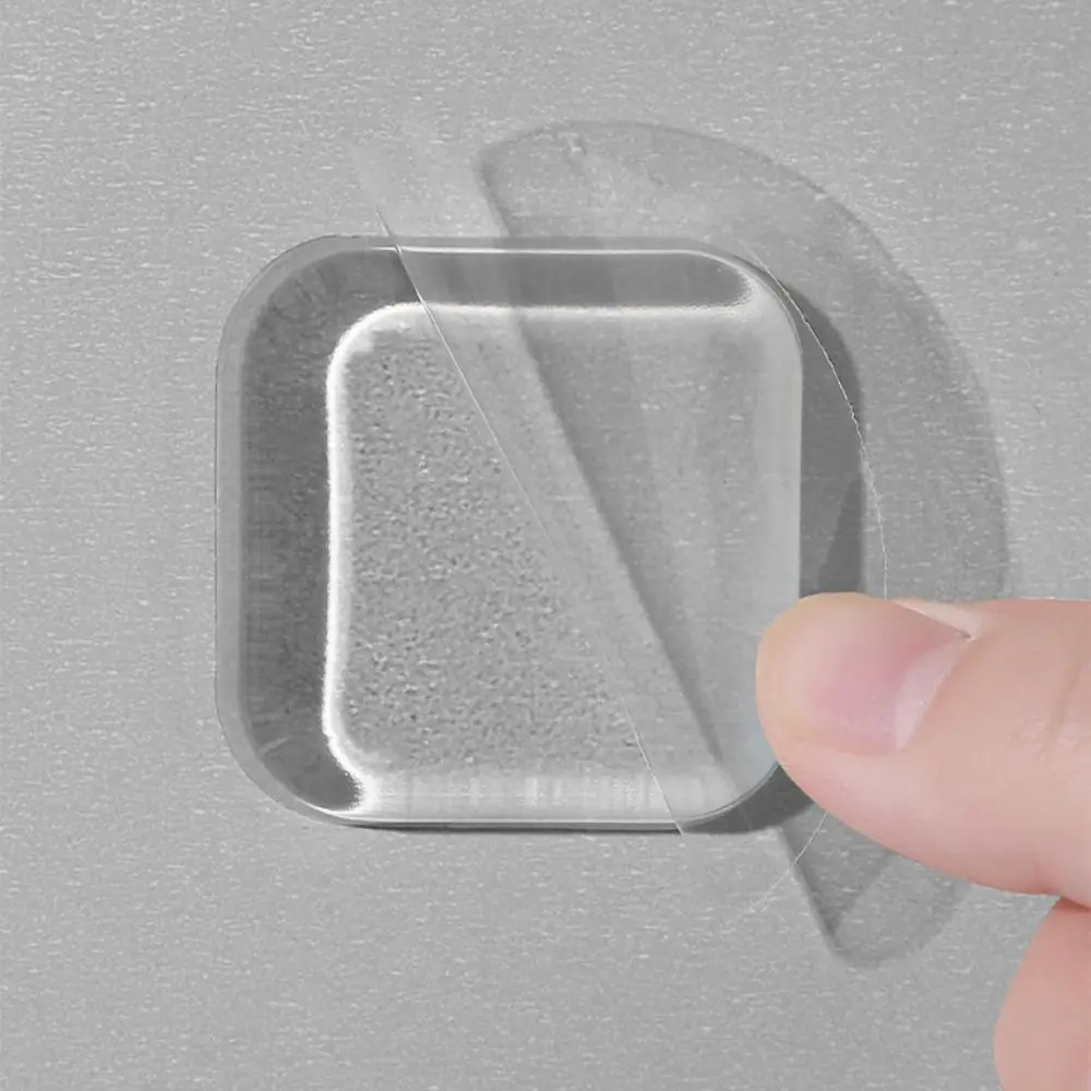 1/6PCS Durable Silicone Door Stopper Anti-Shock Self Adhesive Doorstop Guard Furniture Wall Protector Home