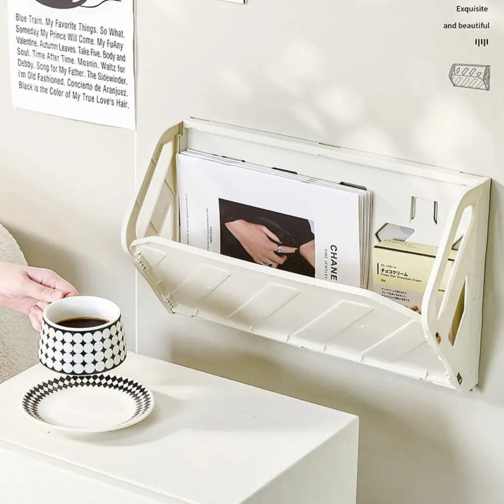 Simple Foldable Wall Mounted Slipper Rack Multifunctional Punch Free Home Entrance Storage Durable Space-saving Shoe Shelves