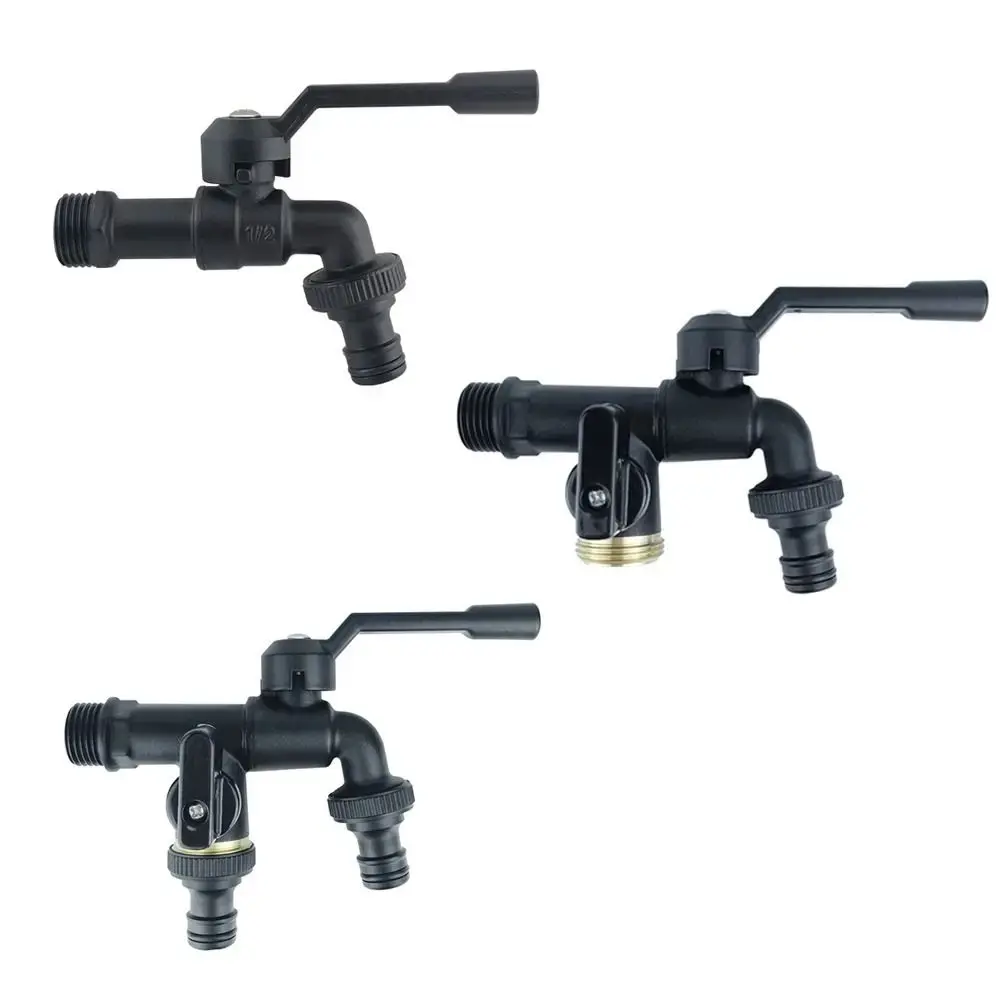 All Copper Tap Water Faucet 4/6/8 Points Garden Irrigation Water Splitter Connector One Into One Out Thread Tank Tap Connector