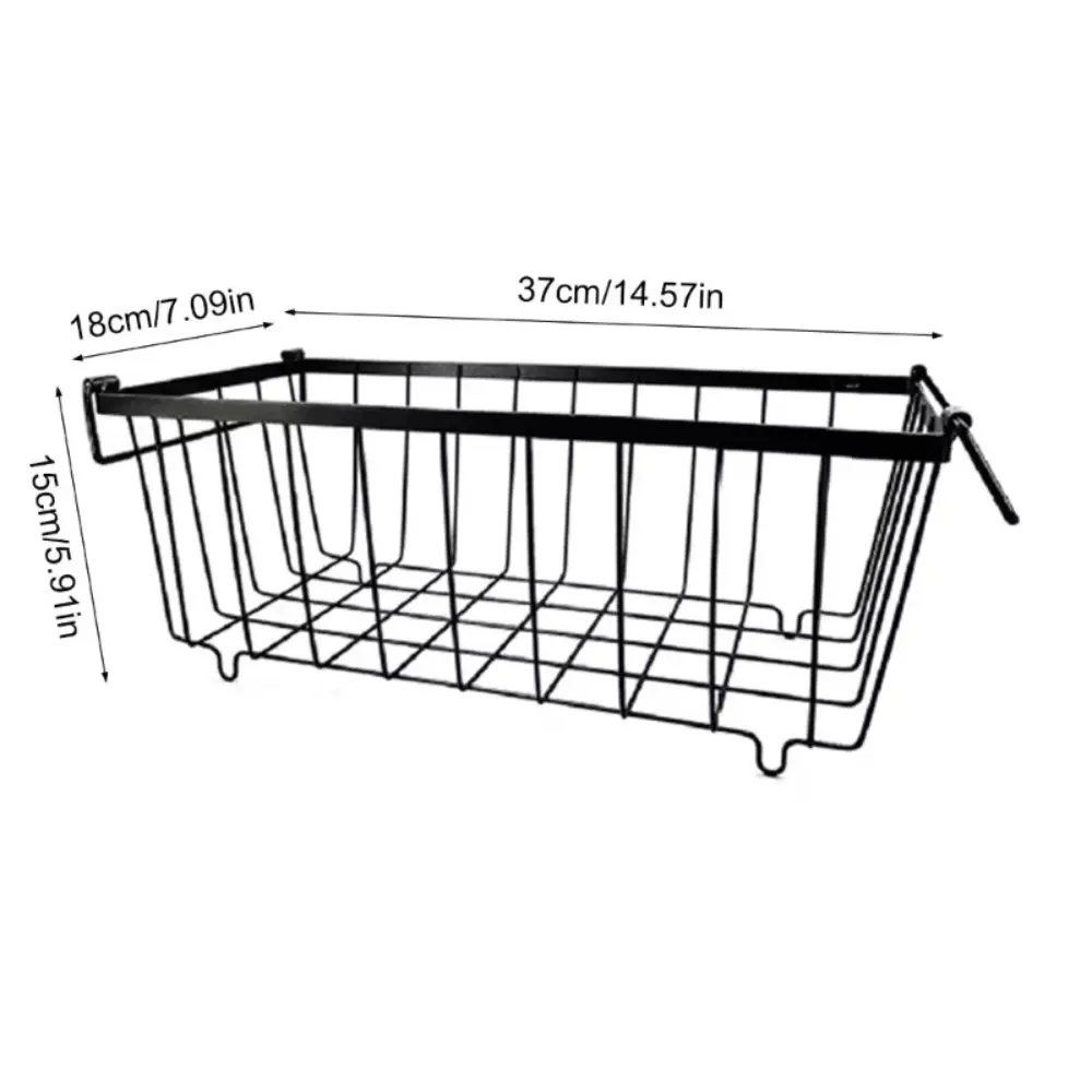 3pcs/set Foldable Handle Stackable Freezer Basket Multifunction Easy Access Kitchen Racks Organizer Space Saving Food Sorting