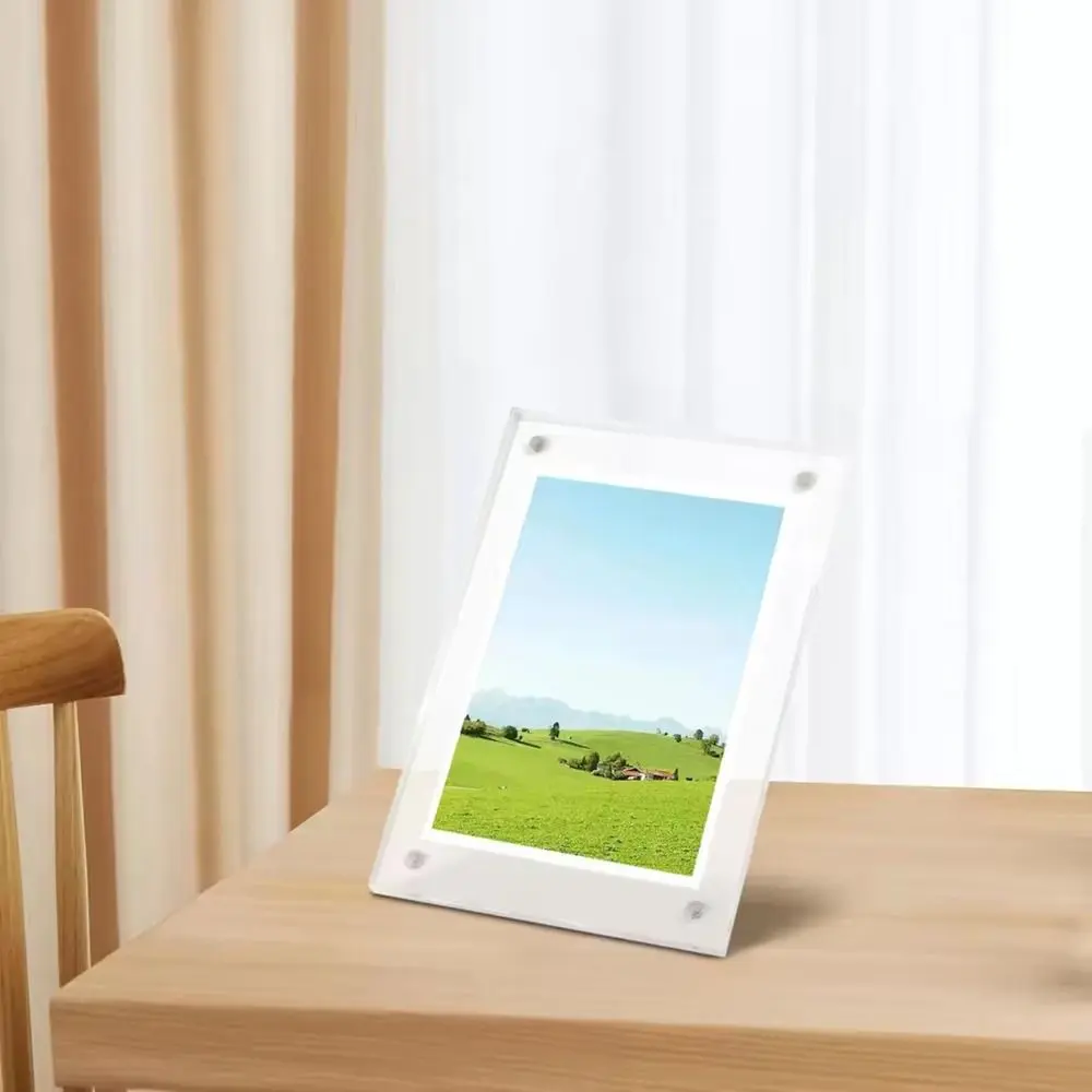 Transparent Photo Picture Frame Acrylic 10mm Poster Display Stand Kpop Picture Frame For Photo