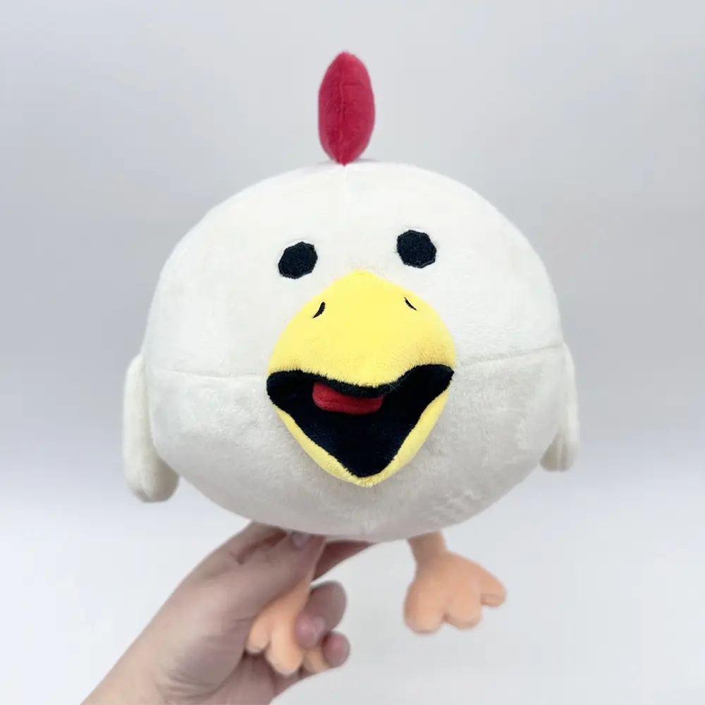 26cm Chicken Gun Plush Toys Cute Soft Stuffed  Sofa Dolls For Kid Birthday Cosplay Gift