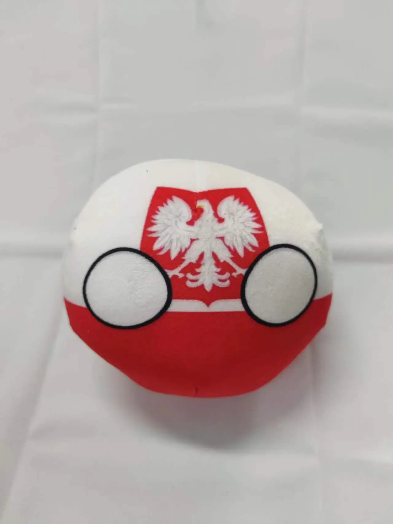 Cartoon Poland Polandball Plush Doll Countryball Short Stuffed Mini Doll Pendant Toy Gift 9/20cm