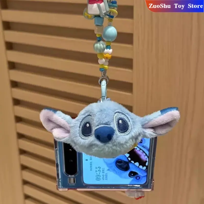 Original Disney Stitch Peripherals Plush Keychain Mobile Phone Chain Bag Pendant Doll Accessories Decor Plush Doll Surprise Gift