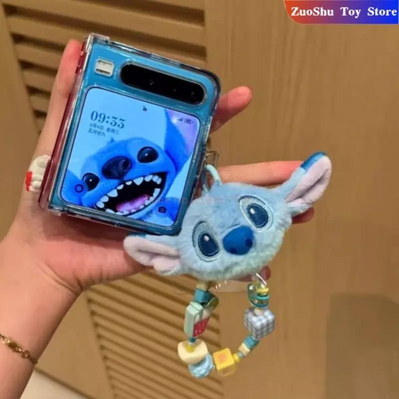 Original Disney Stitch Peripherals Plush Keychain Mobile Phone Chain Bag Pendant Doll Accessories Decor Plush Doll Surprise Gift