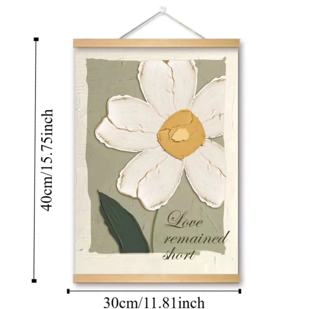 Thicken Wall Mounted Decorative Painting Kraft Paper Minimalistic Design Wall Art INS Cream Style Vintage Style