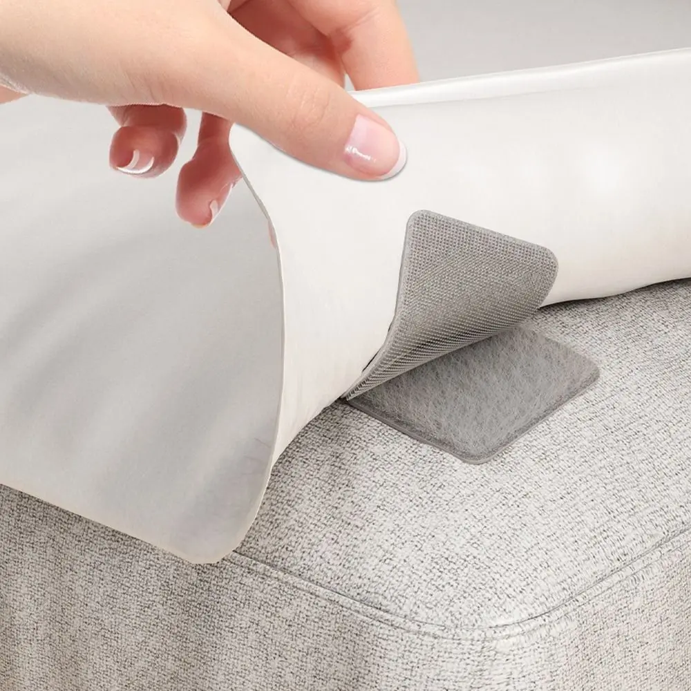 10Pcs New Self-Adhesive Sofa Bed Sheet Retention Clips Non-slip Double Sided Magic Fastener Invisible Fixed Tape Universal