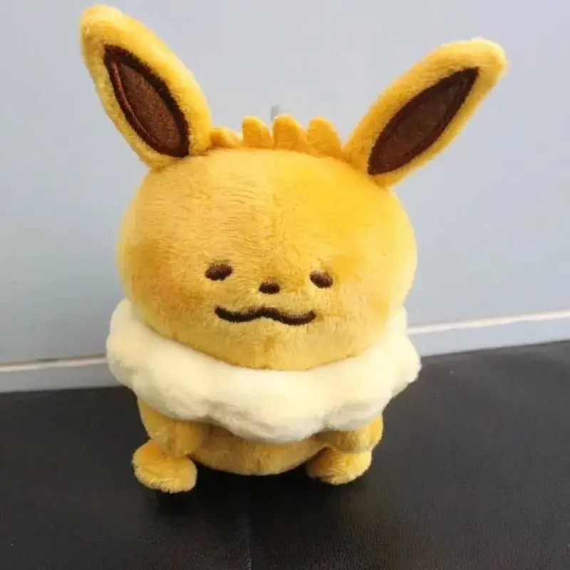 10cm Pokemon Plush Toy Anime Figure Pikachu Charizard Mewtwo Eevee Mew Lucario Gengar Stuffed Doll Pendant Toy Kids Xmas Gift