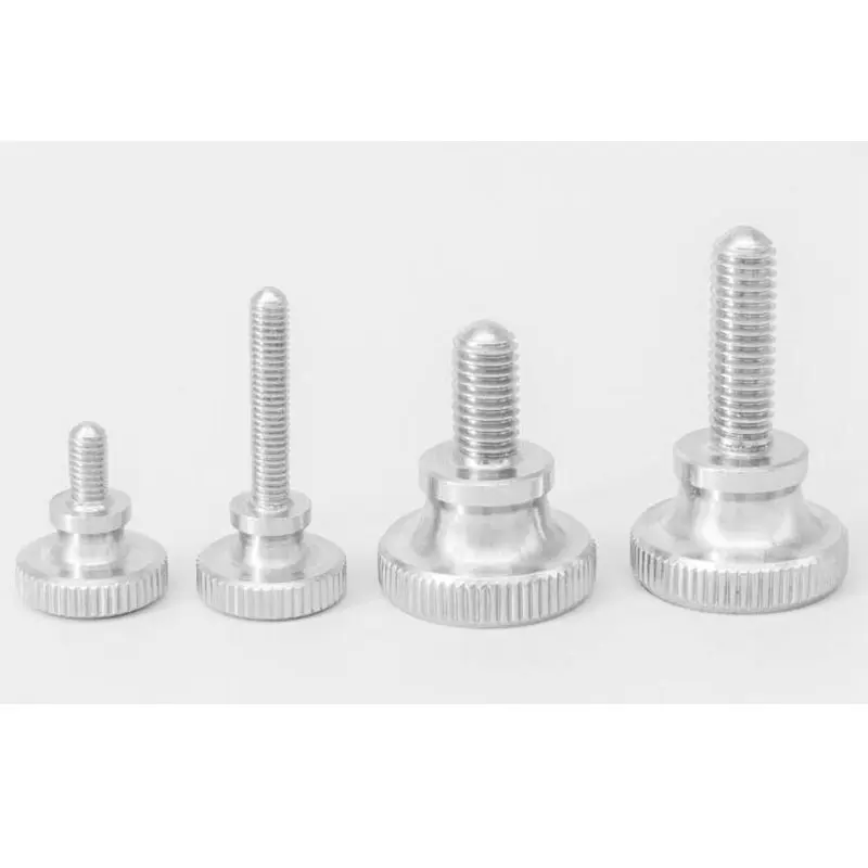 834 Stainless Steel High Head Rolling Hand Screw Rolling Bolt Slingshot Hand Tightening Hand Twisting Screw M3M4M5M6