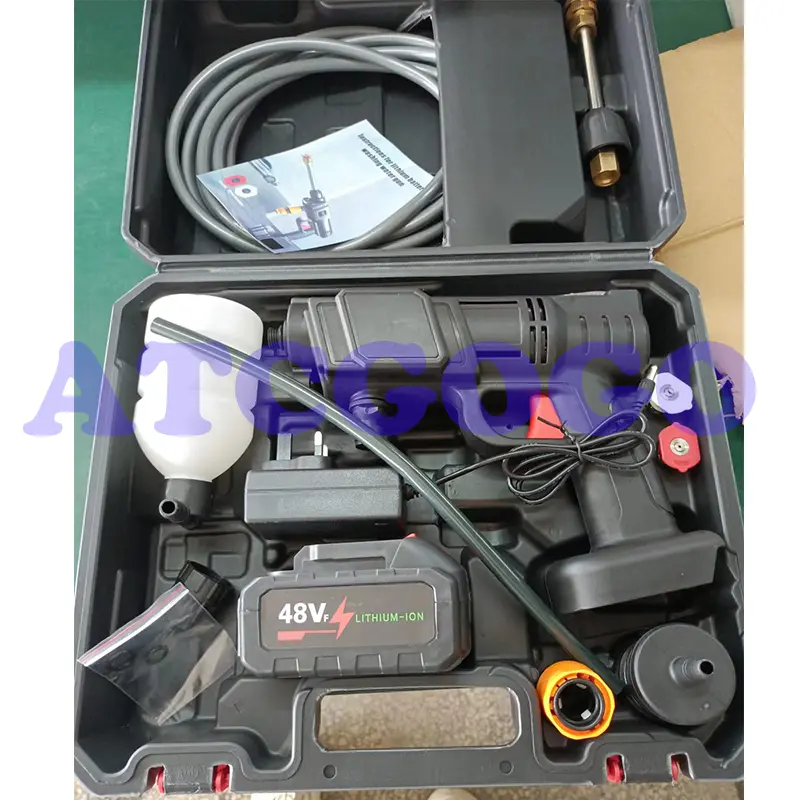 High pressure car washer wireless lithium battery portable water gun