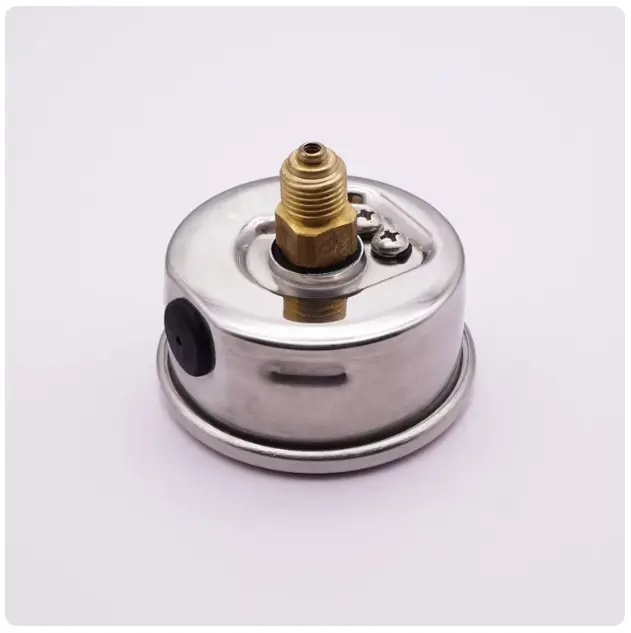 Axial hydraulic pressure shock resistant pressure gauge YN60Z 0-600bar G1/4B
