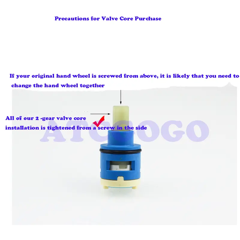 18/22/25mm2 water sideline valve core Shower shower two gears to switch to the faucet and two -gear cartridge