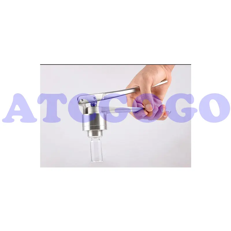 13 Teeth 20 Teeth Vial Manual Capper Gland Clamp Stainless Steel Oral Liquid Infusion Bottle Sealing Machine