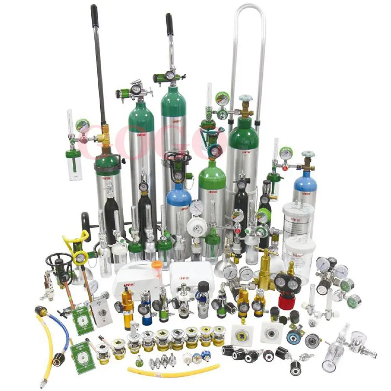 3000psi CGA540 Medical Gas Oxygen Pressure Regulator for hospital 0-15L