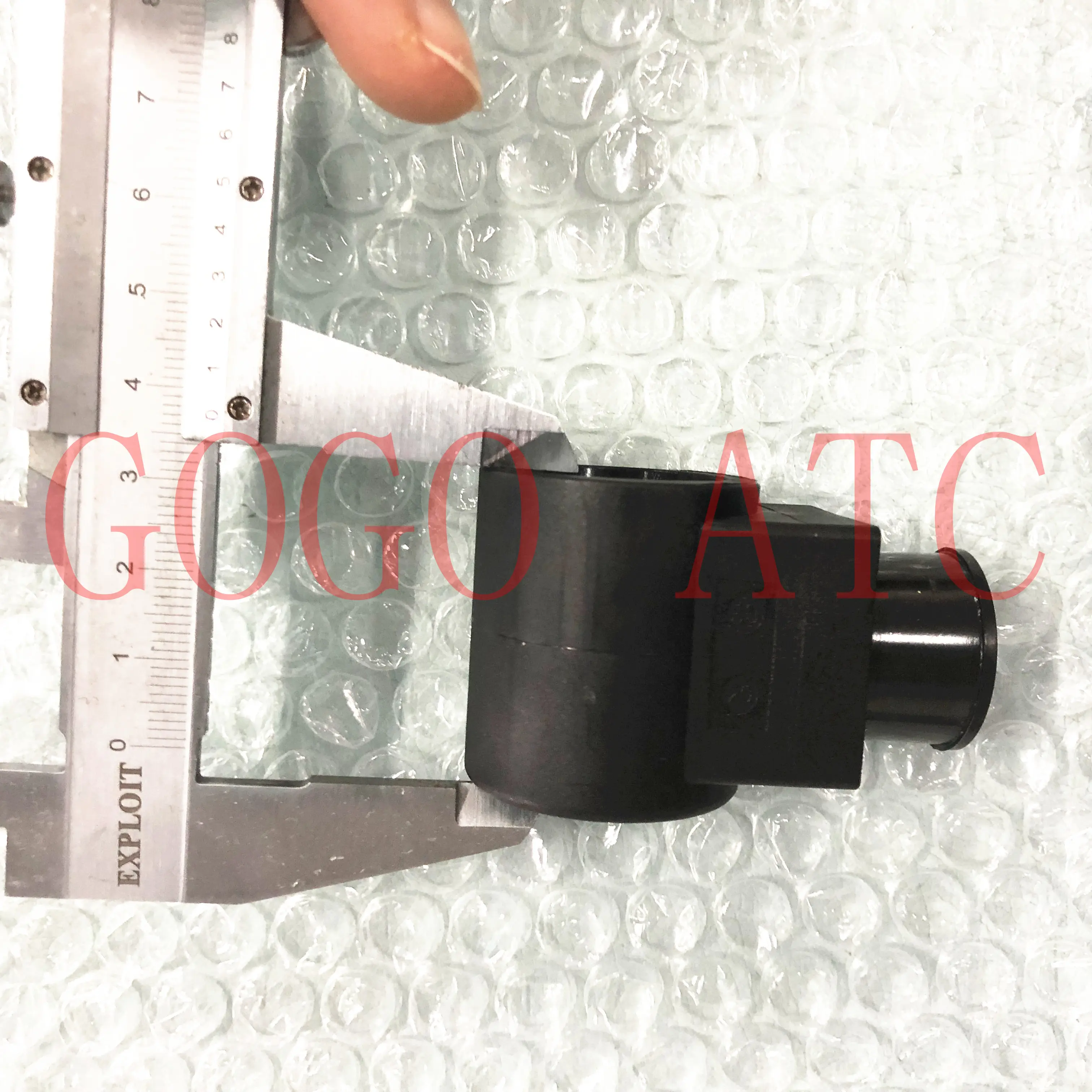 Holdwell 12V/24V 08 Size Solenoid Coil 6306012/6306024 3 Prong DIN Connector for HydraForce Models