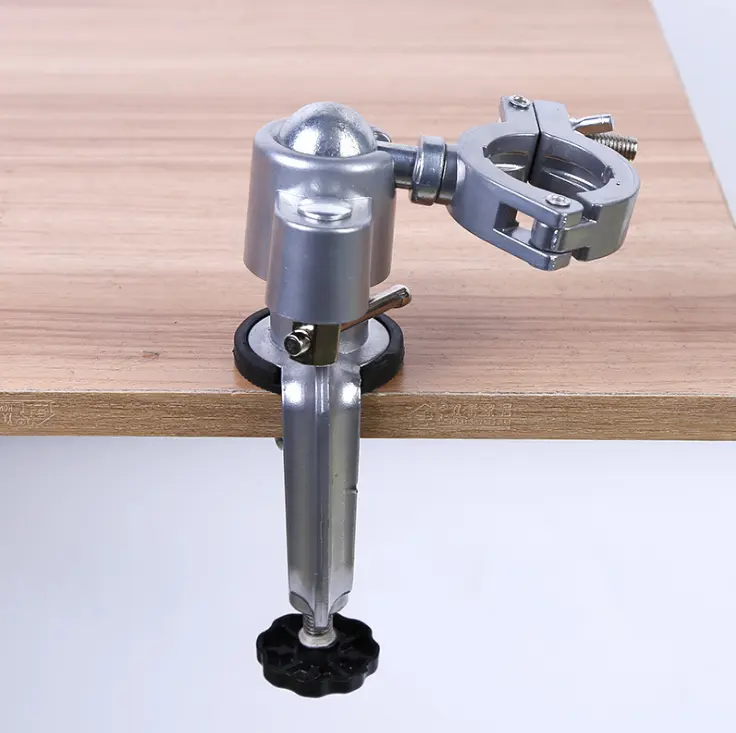 360 Degree Rotating Table Vise Multifunctional Aluminium Alloy Swivel Bench Vise Clamp Electric Drill Stand Rotating Tool