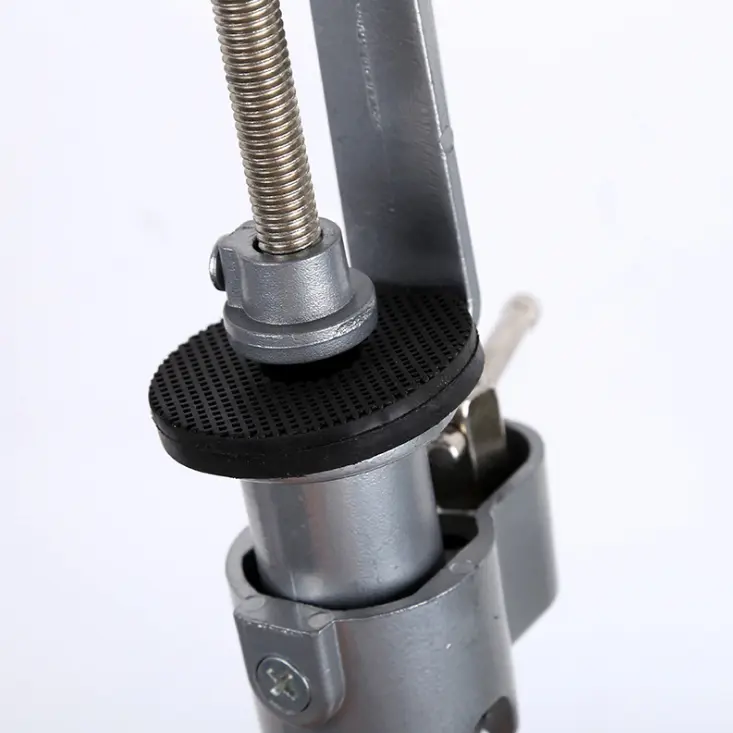 360 Degree Rotating Table Vise Multifunctional Aluminium Alloy Swivel Bench Vise Clamp Electric Drill Stand Rotating Tool
