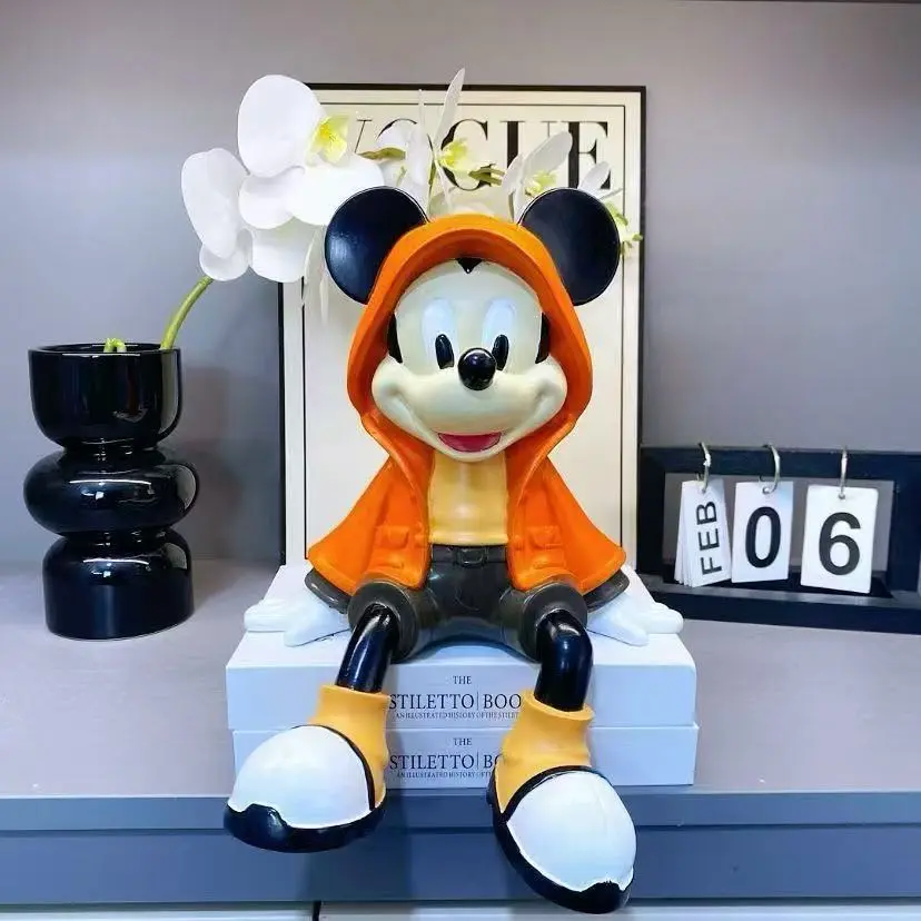 New Kawaii Mickey Mouse Cartoon Cute PVC Action Figure Toys Decoration Adorable Ornament Kids Birthday Gift ﻿