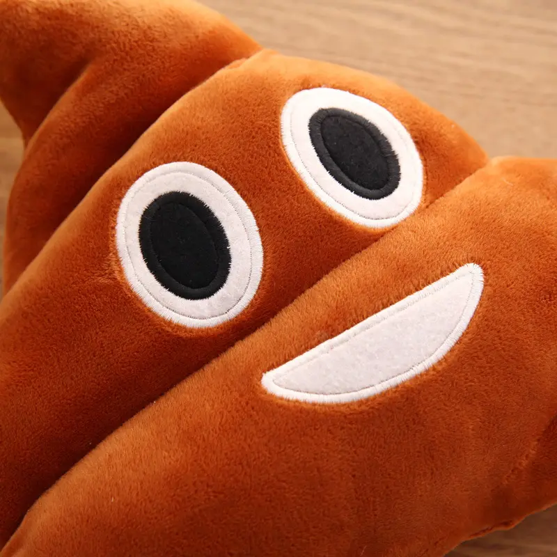 20cm Cartoon New Expression Poo Plush Toys Cute Funny Quirky Funny Poop Cushion Children Plush Toy