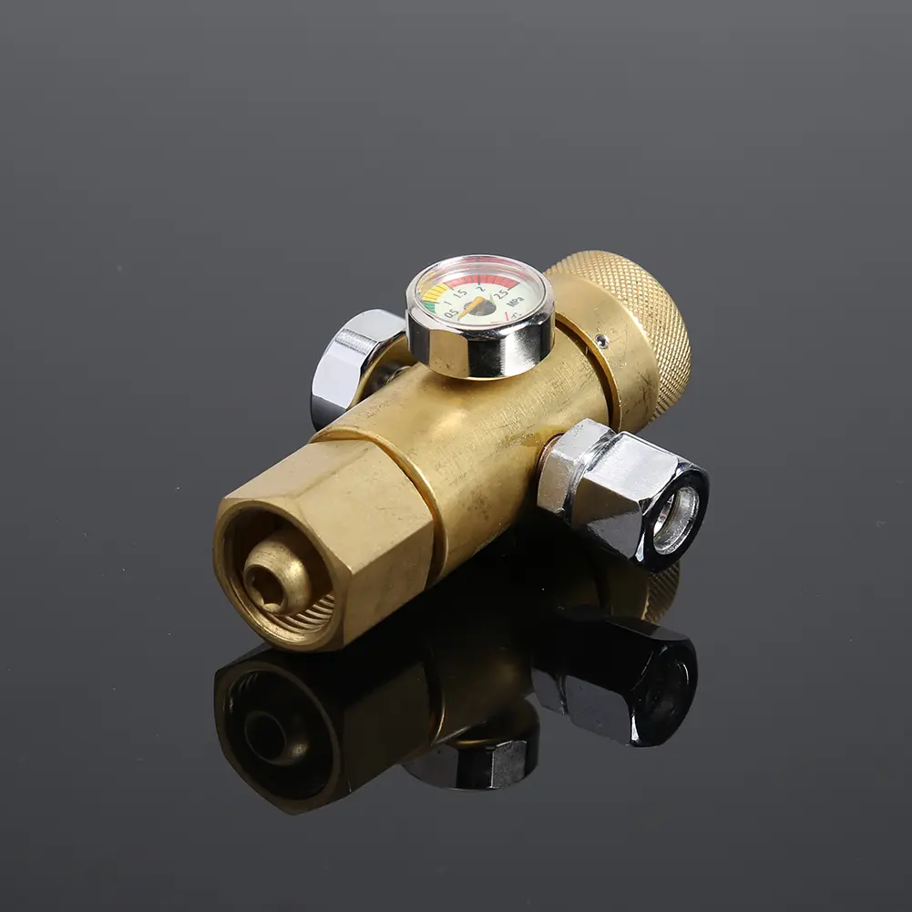 Practical Oxygen Pressure Reducer Air Flow Regulator Gauge Meter Welding Argon Gas Meter Clear Scale Rustproof Regulator