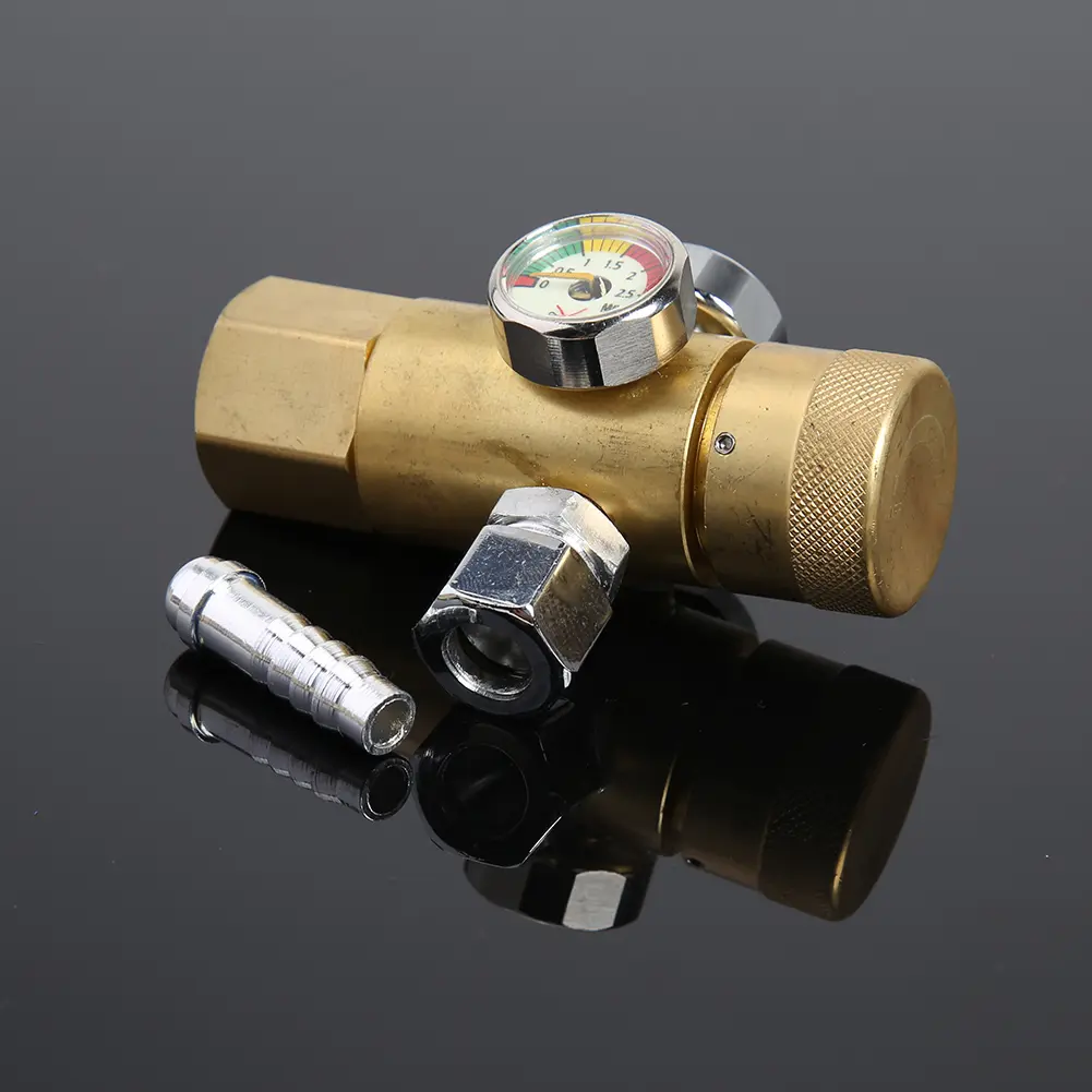 Practical Oxygen Pressure Reducer Air Flow Regulator Gauge Meter Welding Argon Gas Meter Clear Scale Rustproof Regulator