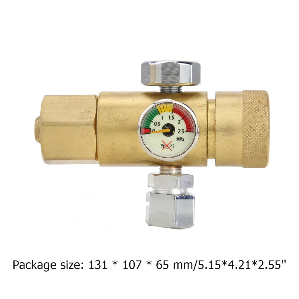 Practical Oxygen Pressure Reducer Air Flow Regulator Gauge Meter Welding Argon Gas Meter Clear Scale Rustproof Regulator