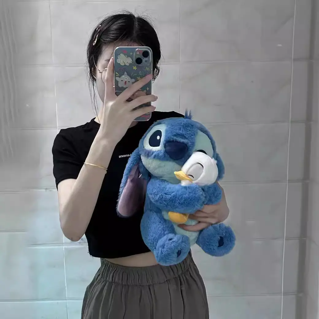 Disney Stitch Cartoon Plush Dolls Toys Kawaii Anime Soft Stuffed Dolls Plush Pillow Appease Toys Birthday Gift For Boys Girls